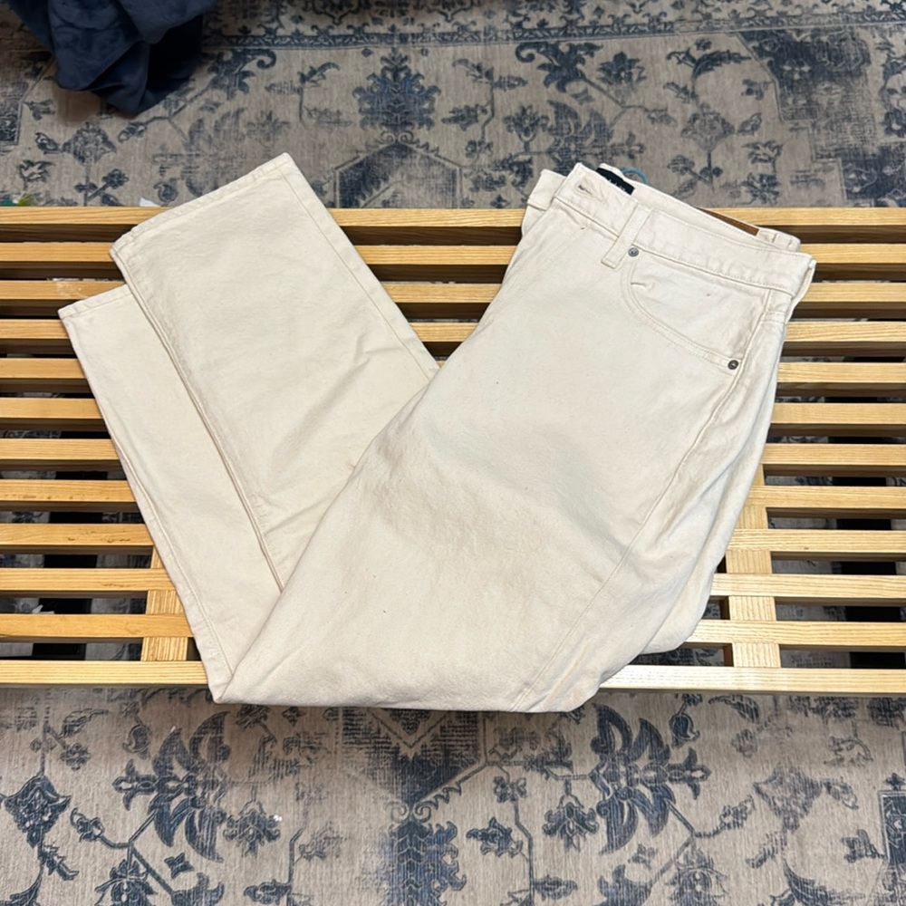 Abercrombie & Fitch Cream Men Jeans